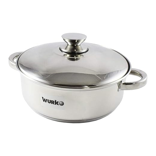 Cacerola Inoxidable Semiabombada Kora 32 Cm En Oferta Wurko - Cacerola Inoxidable Semiabombada Kora 32 Cm