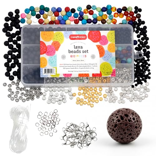 Kits de abalorios Incraftables y cuentas de vidrio para hacer bisutería diy casera