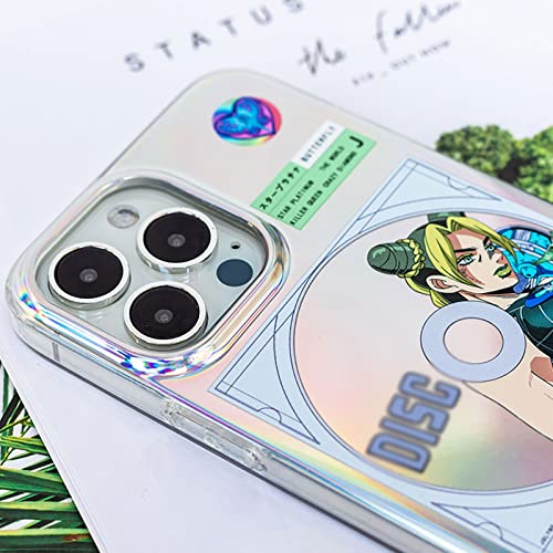 Lsgxx Jojo's Bizarre Adventure Iphone13 Case,Anime Case For Phone Unique Smartphone Cover Jolyne Kujo Tpu Soft Shell (A,Iphone 11) #TOP1