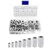 Produktbild Flach Unterlegscheiben Edelstahl Fitschenringe Beilagscheiben Rund Flach und Sicherungsscheiben Sortiment Set M2 M2.5 M3 M4 M5 M6 M8 M10