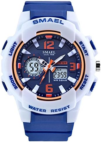 SMAEL Women’s Sport Wrist Watch Quartz Dual Movement with Analog-Digital Display Watches for Women