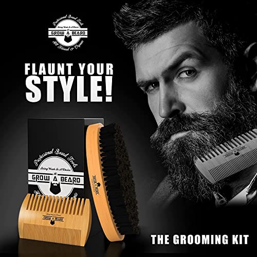 Grow Alpha Beard 0232 Beard Straightener Grooming Kit thumb #4