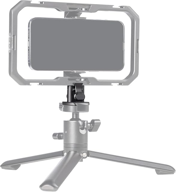 SmallRig Adaptateur de sortie rapide pour SmallRig Cage téléphonique mobile à libération rapide Series, pour trépieds, stabilisateurs gimbales, sliders et autres équipements avec tête de trépied pour arca-suisse - 4609