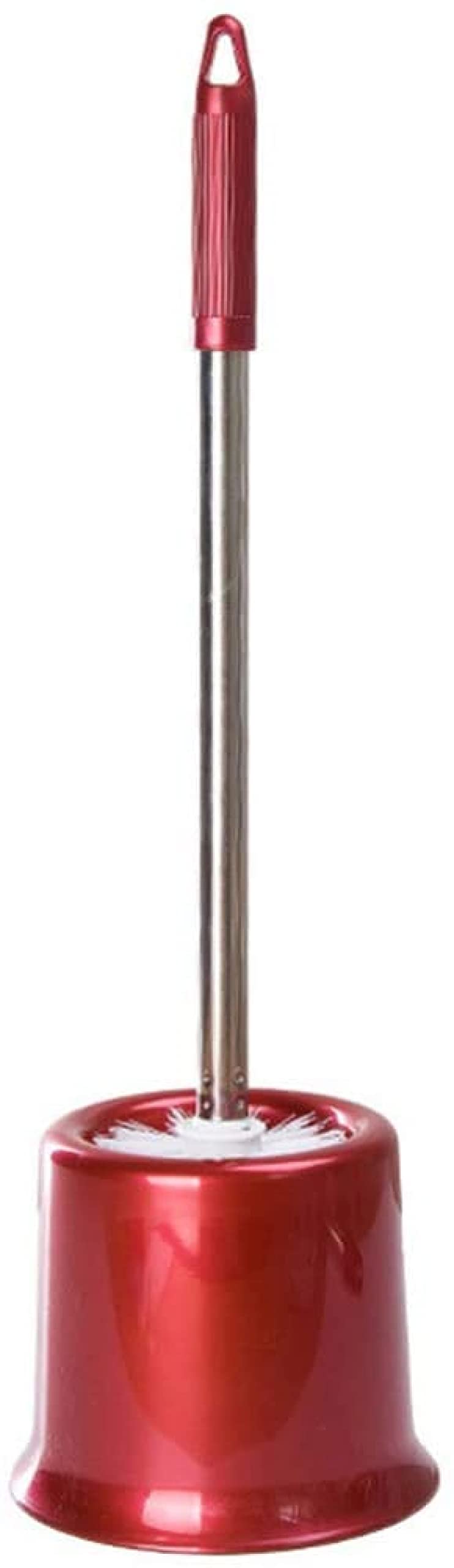 Brosse WC inox à long manche pour récurer les toilettes sans effort