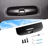 LFOTPP Sonnenbrillenhalter Brillenetui für V-W ID.3 ID.4 / Cuprα Born/Skodα Enyaq iV/Au-di Q4 e-tron, ID3 ID4 Zubehör Sonnenbrillen Brillenhalter Aufbewahrungsbox Organizer (Schwarz)