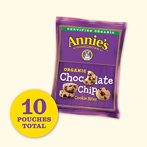 Annie's Organic Friends Bunny Grahams Snacks, 11.25 Oz & Organic Chocolate Chip Cookie Bites, 10 Ct #TOP5