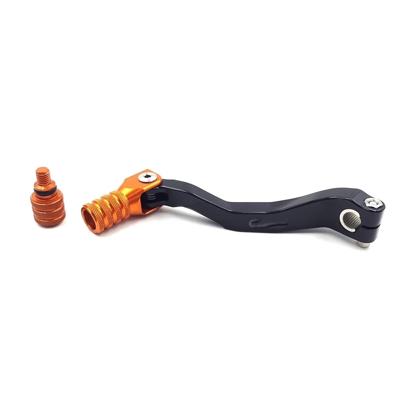 Hewpngs For N-C250-Orange Motorcycle Cnc Gear Shift Lever Folding Aluminum Extend Pedal For Avantis Enduro Motoland Brz Motax Zongshen Nc250 Nc450 Wrx Cb Shifts Levers