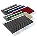 Produktbild Floordirekt PRO Repräsentative Fußmatte Profi Brush - Testurteil Sehr Gut - Schmutzfangmatte mit Alu Rahmen für außen und innen - Verschiedene Bürsten Farben und Größen (40x60cm Schwarz)