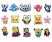 15 pcs Cartoon Shoe Charms PVC, for Shoes with Holes & Bands & Shoes & Bracelet Wristband Kids Party Birthday Gifts, Halloween Treats, Treasure, Cute Decoration for Shoes, Christmas Gift for Kids
