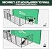FXW Rollick Dog Playpen with Anchor Kit (Pack of 4) – 32 Inch 8-Panel Dog Pen for Medium & Large Dogs, Stable & Safe Indoor/Outdoor Play│Patented