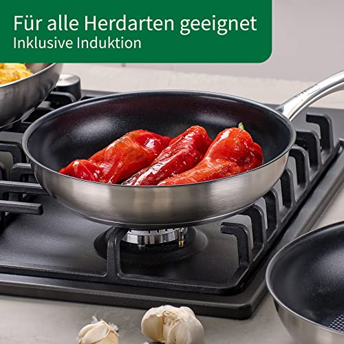 Poêle à frire Chefkoch München 24 cm anti-rayures pour induction