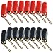 CESS Banana Pin Plug Open Screw Type Cable Connector - Banana Tip Plug (LW) (16 Pack)