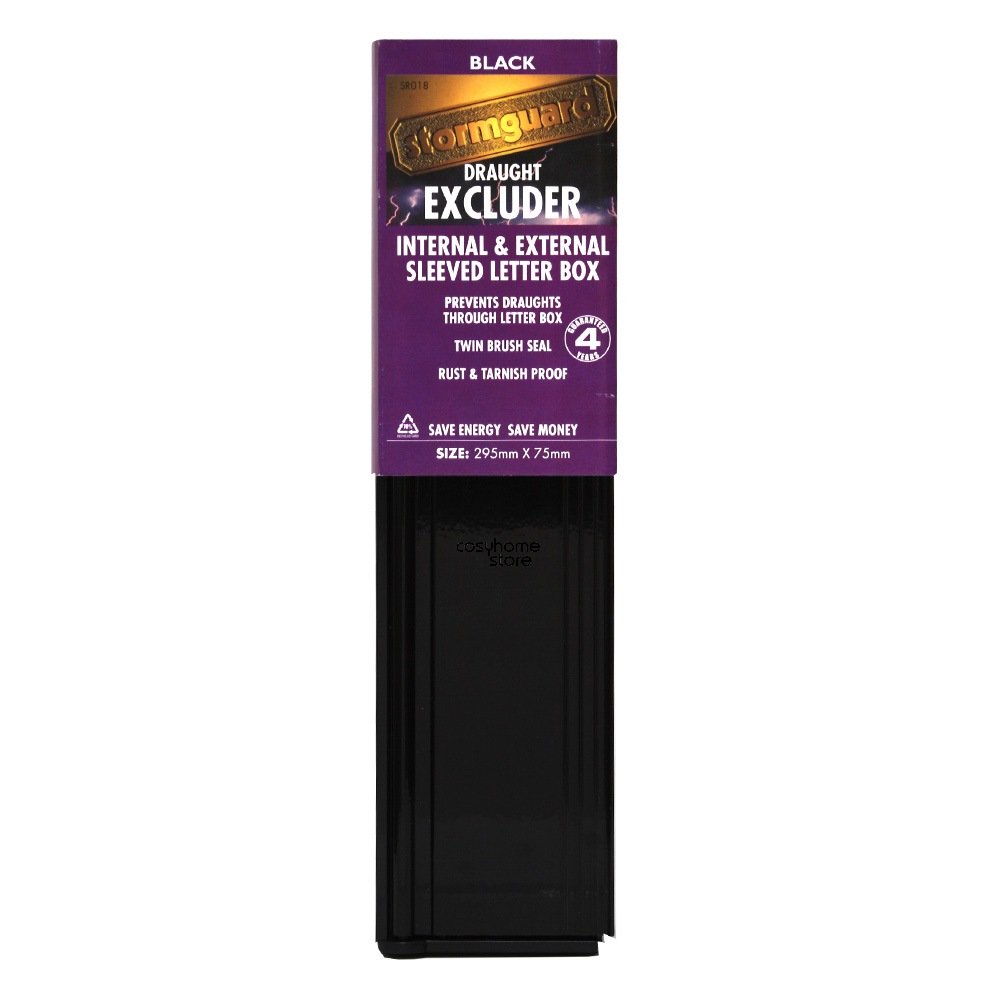 STORMGUARD - Clapet de boîte aux lettres noir, 06SR0180000BL