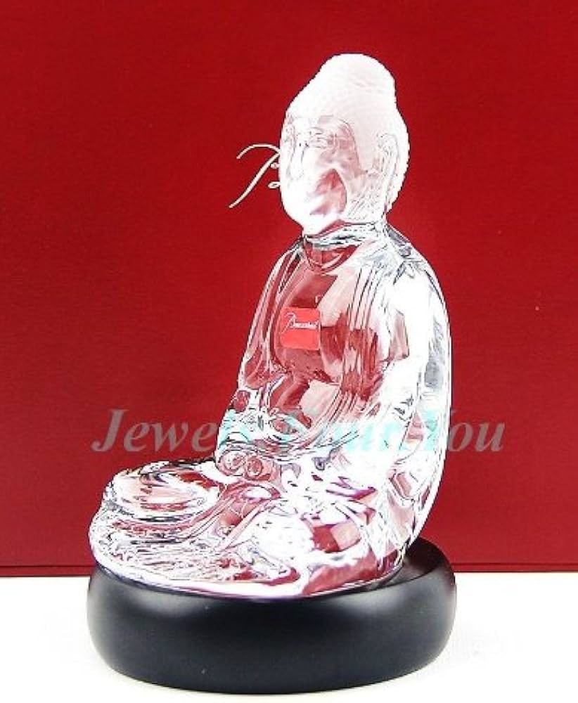 Amazon.co.jp: バカラ仏陀 スタンド付き フルリード クリアクリスタル