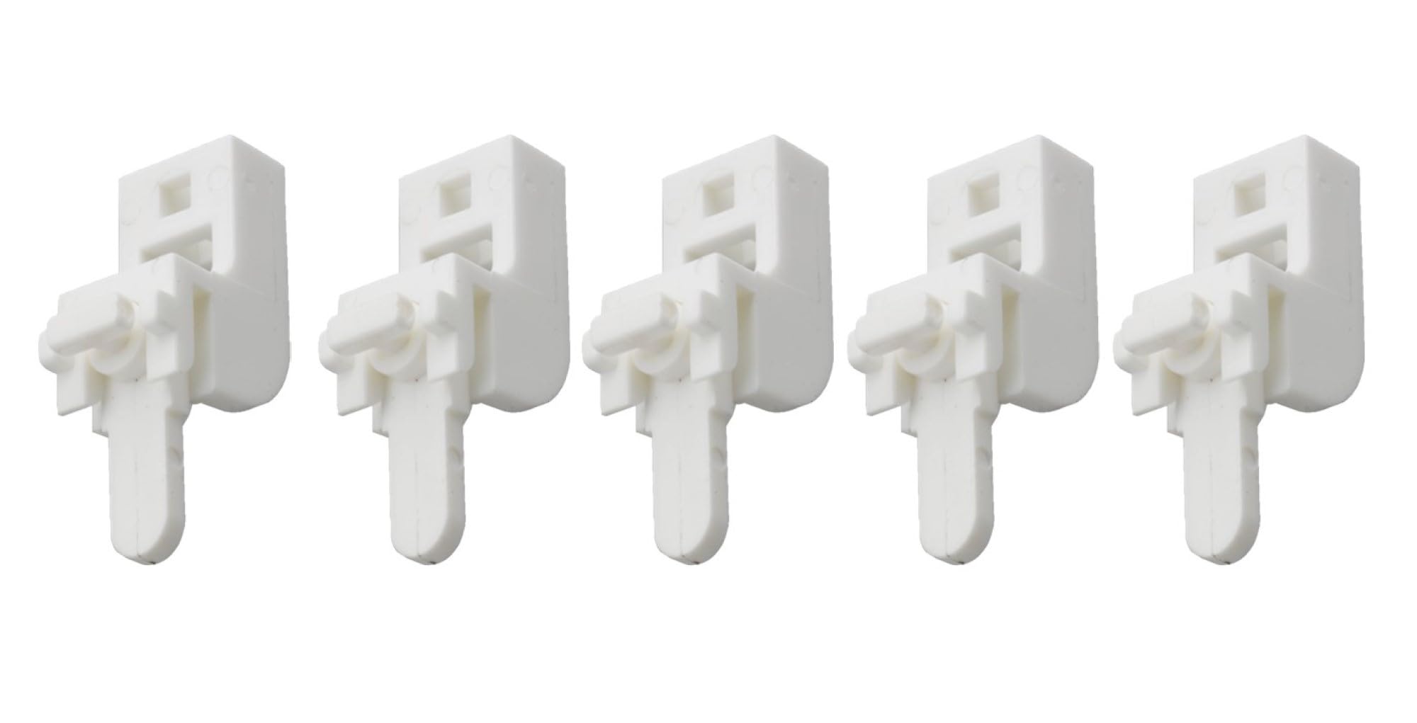 Swish White Sologlyde Leverlock Bracket, 5 Pack By