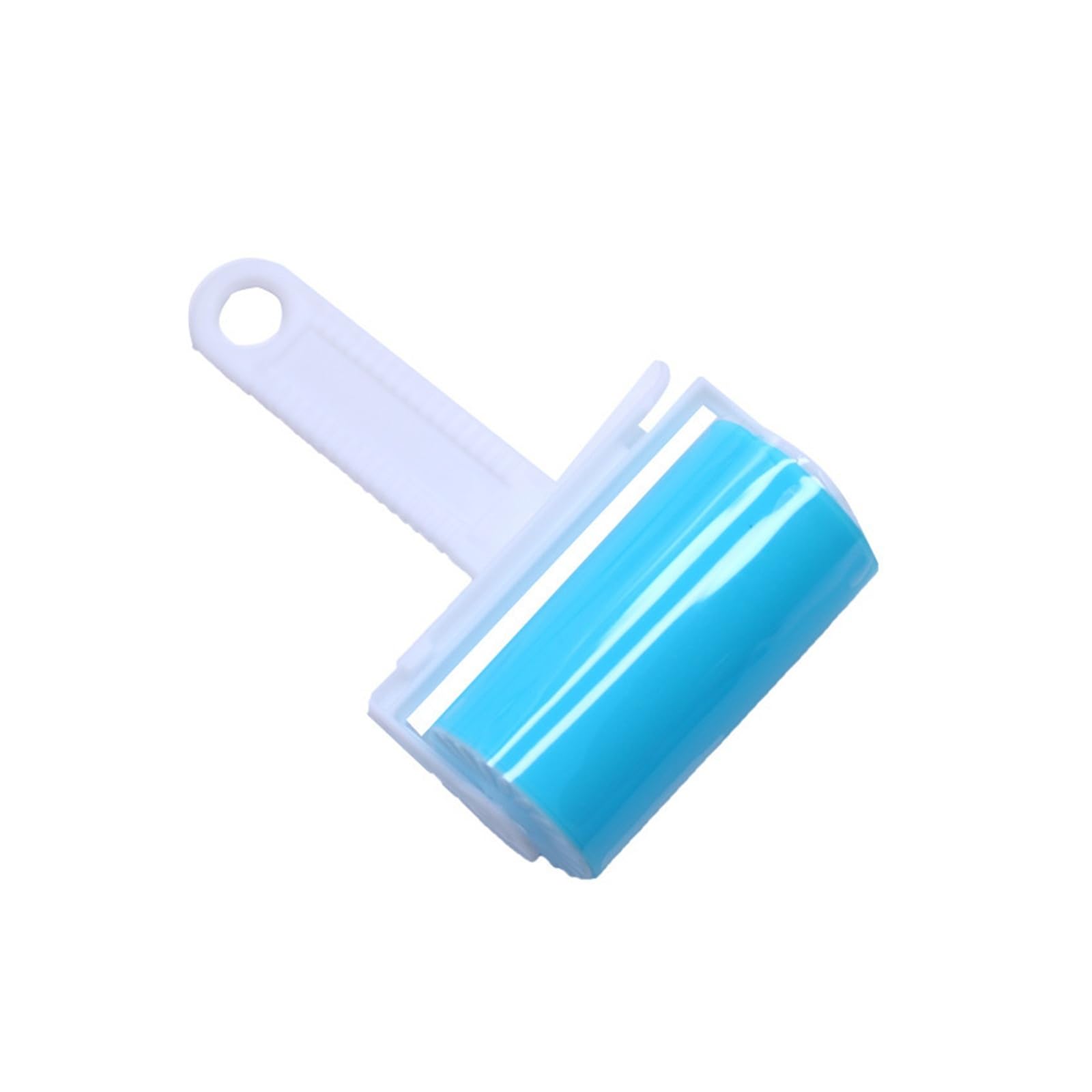 Lint roller Washable Clothes Hair Sticky Roller Reusable Portable Home Clean(Blue no cover)
