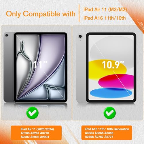 Image of Matte Screen Guard Compatible With iPad Air 11 Inch M3 2025 / M2 2024 & iPad 11th Gen A16 2025 (11 inch Inch Tab) & Apple i-Pad 10th Gen 10.9 inch Inch 2022 Tablet Not a Tempered Glass Protector