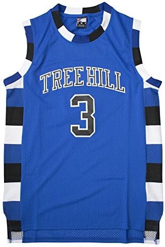 MOLPE Scott #23 Tree Hill Ravens Jersey, Halloween Costume, Stitched Name and Numbers