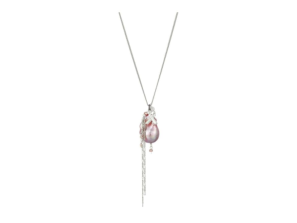 

Chan Luu Pink Baroque Pearl Long Necklace (Pink Mix) Necklace