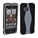 Verizon Oem Htc Droid Incredible Adr6300 Silicone Cover Case (Black & White)