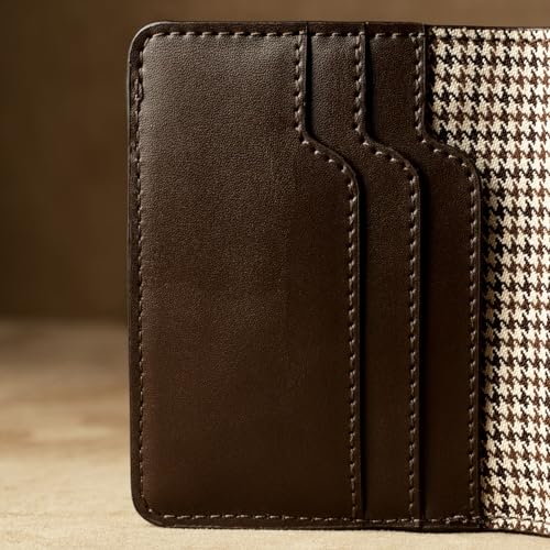 Image of Theater 1705 Men's Wallet | Slim Faux Leather Bi-Fold Wallet for Men with Multiple Card Slots & Cash Compartments | Everyday Minimal Wallet