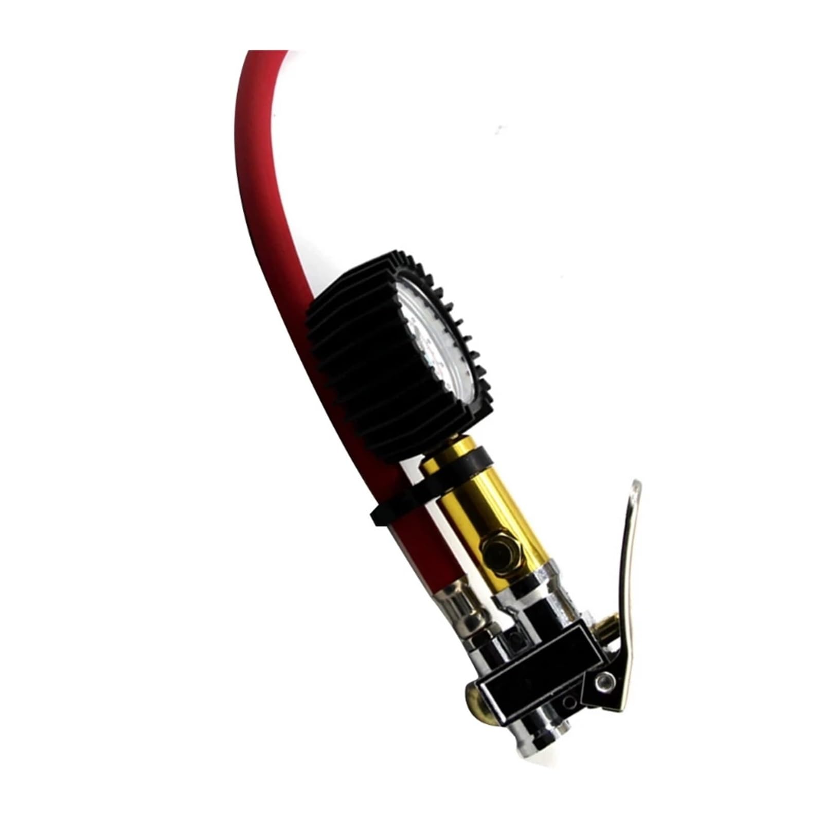 Manometr Do Opon 220 PSI Inflator Do Opon Precyzyjny Pistolet Do Pomiaru Ciśnienia W Oponach łAtwy W UżYciu(BLACK)