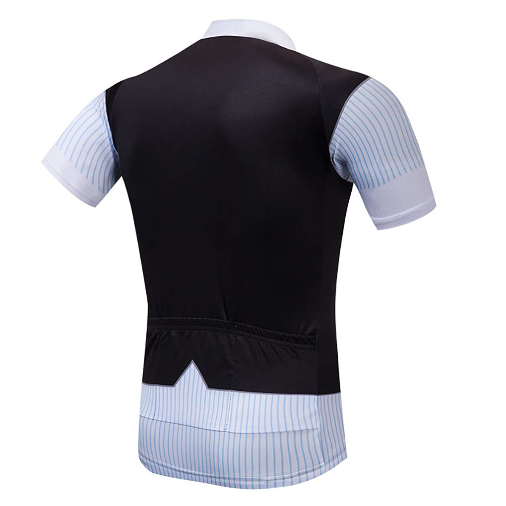 Moxilyn Maillots de cyclisme pour hommes,T-shirt court,Maillots de Cyclisme Skinsuit,Vêtements de Cyclisme,Chemise VTT/VTT,Respirant et Absorbant De Sueur,Séchage Rapide