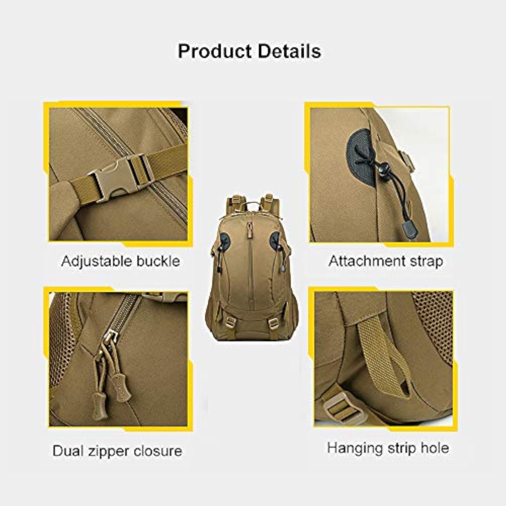 Water-resistant Travel Backpack for Outdoor Activities