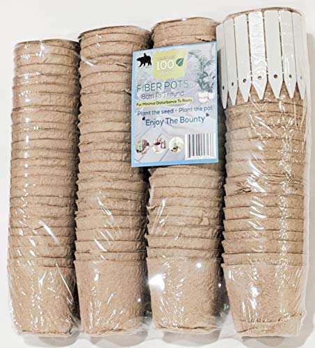 100 Recycled Paper Planting peat Pot 3