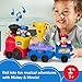 Fisher-Price Little People Toddler Toy Disney Jr Mickey & Minnie Musical Train with 2 Figures for Pretend Play Kids Ages 18+ Months