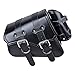 LeeMas Left Side Solo Saddlebag Bag + Pannier Storage + 3 Quick-Release Compatible for Harley Sportster XL883 XL1200