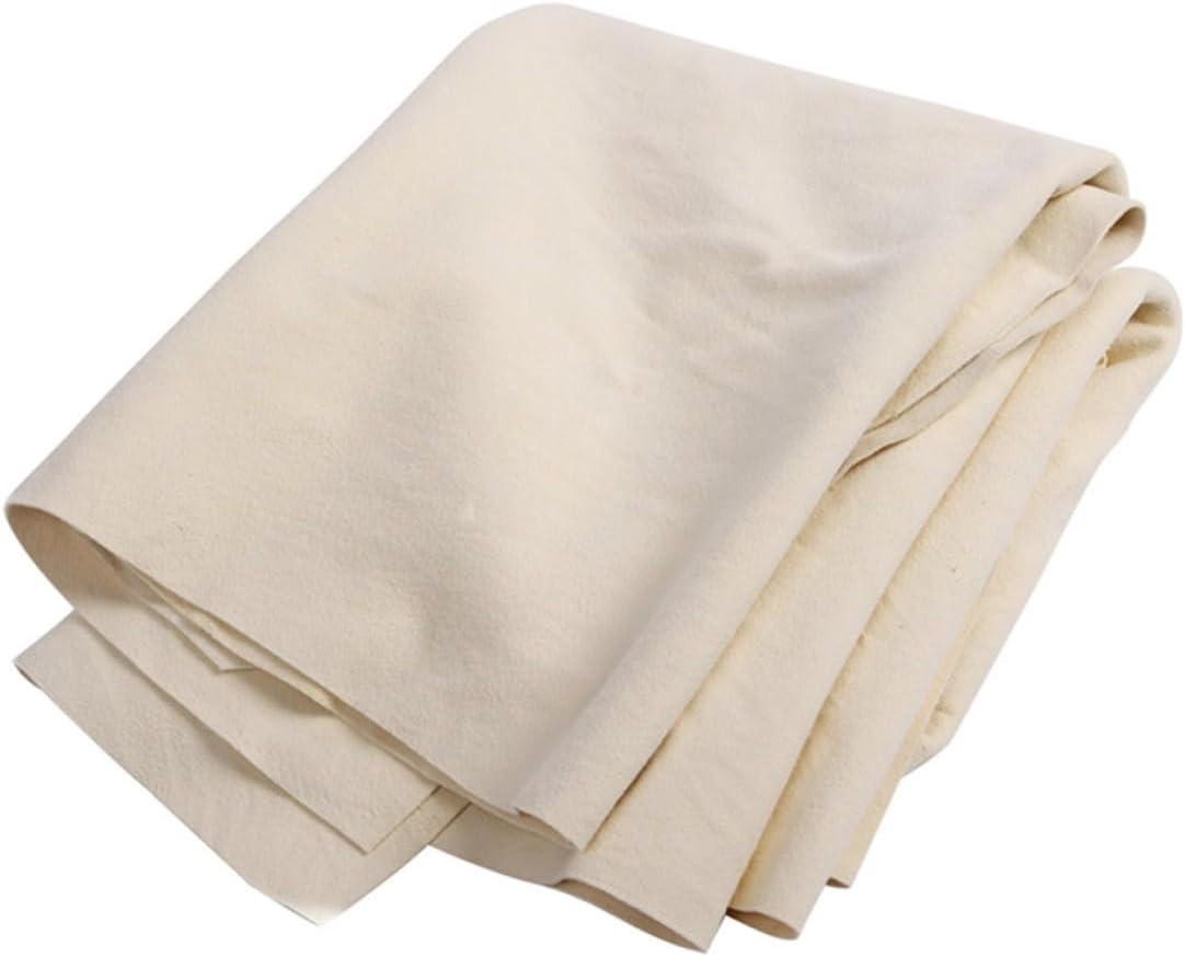 2 Pcs Natural Beige Car Window Cloths Soft and Permeable Fabric for Furniture Caring and Glasses Cleaning, Super Absorbent Car Drying Towels for Effective Drying and Care