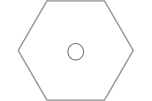 English Paper Piecing Hexagons 400PCS - Quilting Templates for Sewing 1 Inch