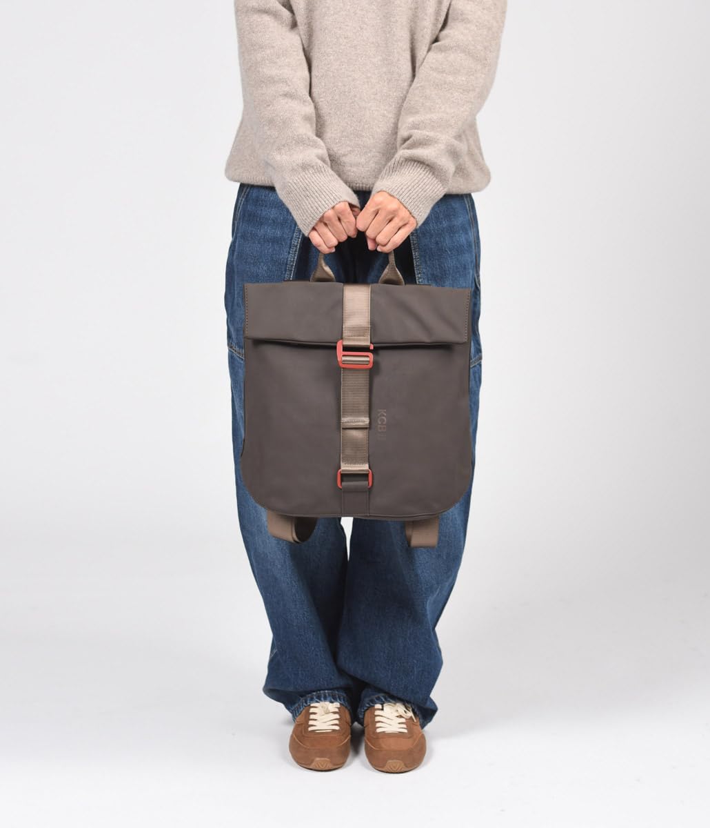 KCB Mochila Antirrobo Grande Chain | Seguro | 100% Vegano | Color Negro | Diseño Seguro y Espacioso | Bolsillos Multiusos con Cremallera | Material Resistente | Asas Ajustables
