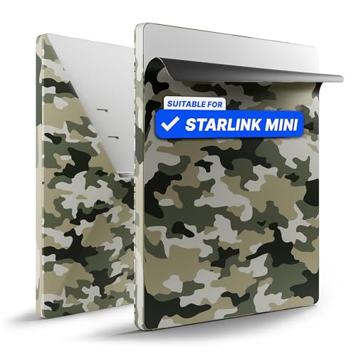 EYO Protective Sticker for Starlink Mini Accessories - Weatherproof Sticker for Outdoor Use - Easy to Apply - Different Designs Available - No Signal Loss - Residue-Free Removal Green