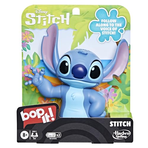 Bop It! Disney Stitch Electronic, Interactive Sequence Game with Voice of Stitch, Fast-Paced Party & Family Game for Kids, Teens & Adults, Solo or Multiplayer Play, Travel Toy Gift, Ages 8+ - Image 3