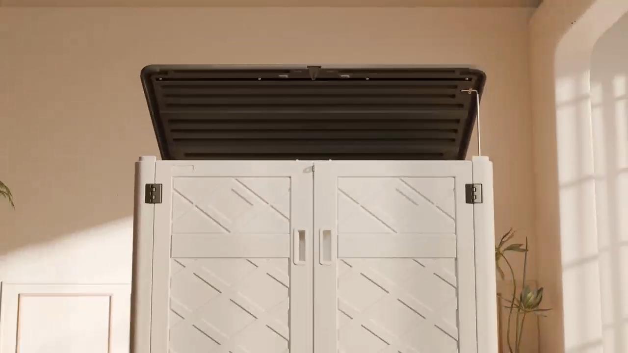 GYAROMI ギャロミ upfield Amazon.com : ZZM Large Outdoor Storage Shed, 48 Cu Ft Resin