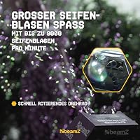 BeamZ B500, Hochzeit Seifenblasen Maschine, Bubble Machine, Schwarz – Ansicht 2