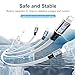 SDBAUX Multi Charger Cable 3A 1M, Universal 4 in 1 Retractable USB Fast Charging Splitter Cord with 2*Type C/iPhone/Micro USB Ports, for iOS Phones, Android Galaxy, LG, Moto, Huawei, Xiaomi, Sony, PS5
