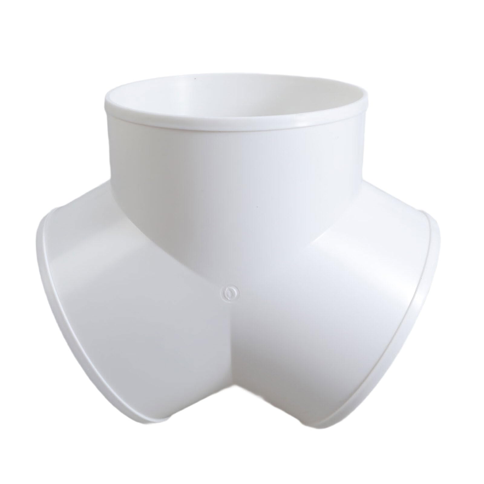 Fentency 150Mm Y Shape Air Ventilation Exhaust Duct Connector Joint Coupler 3 Ways Splitters Pvc Exhaust Pipe Portable Fittings Y Shape Duct Connector