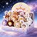 Myswunder Yulu Paradise Series Blind Box Plush 1 Pcs - Random Design Vinyl Face Blind Box Figures Collectible Toys, Vinyl Plush Pendant Bag Charms Birthday Gifts for Girls