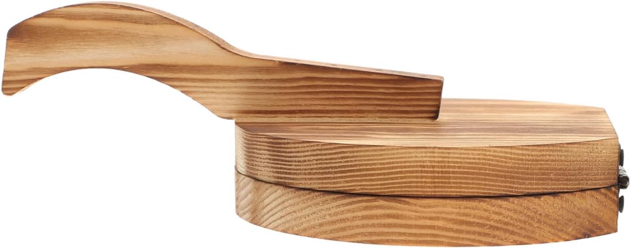 PRETYZOOM Wooden Dumpling Press Tool Manual Presser for Uniform Dumpling Wrappers Kitchen Gadget for Making Noodles and Pastry Housewarming