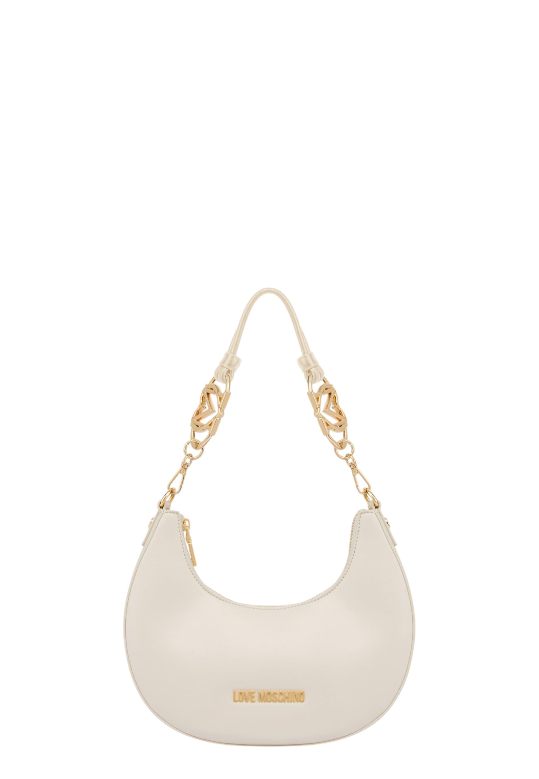 Love Moschino JC4048PP1MLF0110, Schultertasche für Damen, Elfenbein, Einheitsgröße, elfenbein, Einheitsgröße