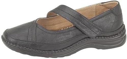 Womens velcro shoes wide Clearance