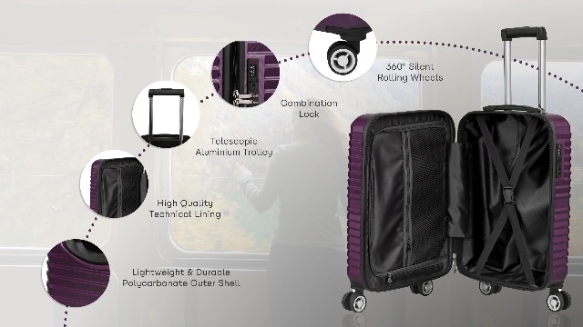 Amazon.com | Nippon Luggage Nomad Rolling Hardside Spinner