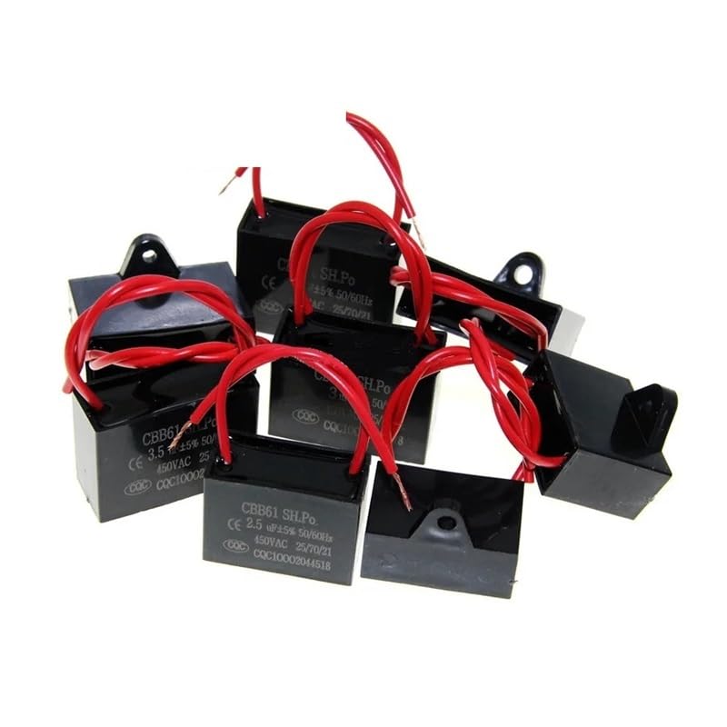 Condensateur CBB61 10UF terminal pour le démarrage fluide du ventilateur