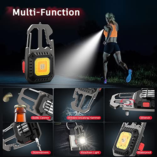 Mini torcia portachiavi, luce da lavoro a LED