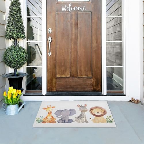 Paillasson d'interieur lavable absorbant antiderapant 50 x 80 cm