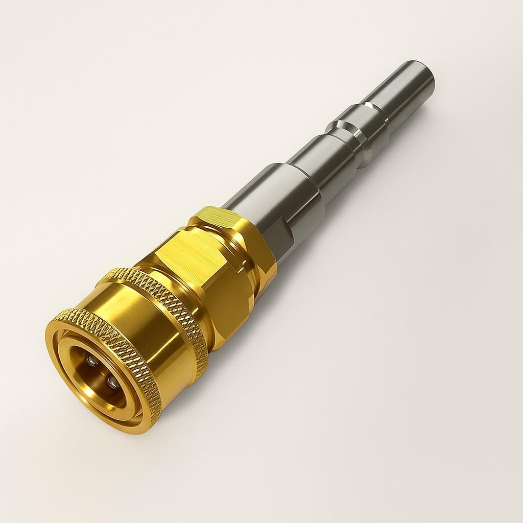 M&M Smartek adapter D12 na 1/4 kompatybilny z Kränzle, 250 bar | Wytrzymały adapter do zgodnych systemów wysokociśnieniowych; sprawdź gwint, uszczelkę, ciśnienie i model urządzenia.