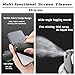3 in 1Fingerprint Proof Screen Cleaner Tool, Touchscreen Electronic Screen Cleaner, All in One Cleaning Kit with Microfiber and Soft Fiber Flannel for All Phones, Laptop,TV and Tablet Screens (Grey)